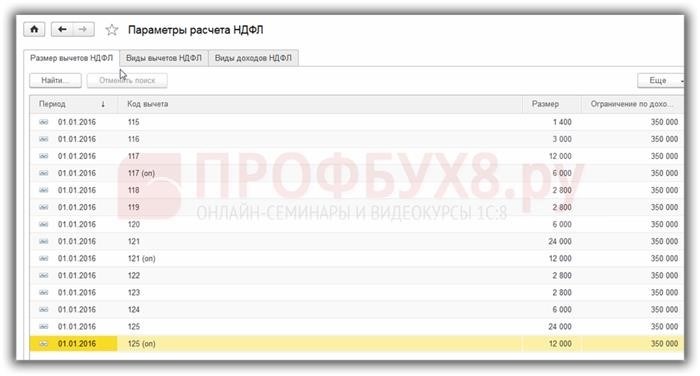 Общие настройки зарплаты для информационной базы 1С 8.3