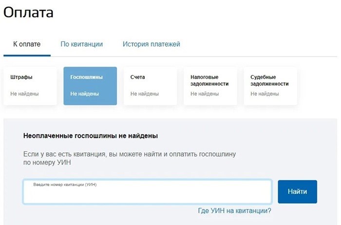 Способы оплаты госпошлины на госуслугах